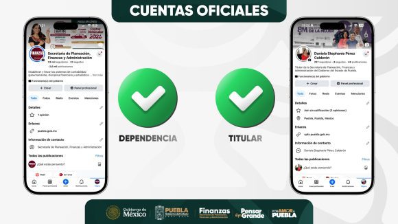 comunicado-finanzas Gobierno de Puebla emite alerta por perfiles falsos que piden dinero en redes
