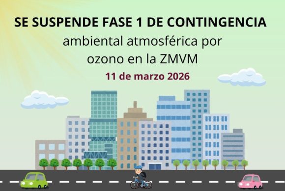 Suspenden contingencia ambiental por ozono en el Valle de México