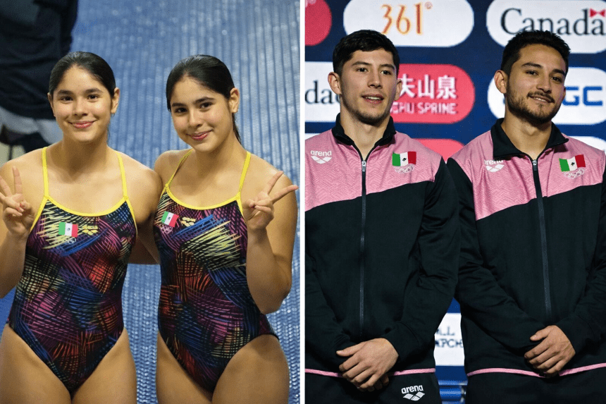 México brilla en la Copa del Mundo de Clavados Montreal: gemelas Cueva ganan bronce y Berlín–Willars se llevan la plata