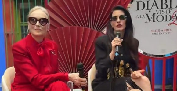 Meryl Streep y Anne Hathaway visitan la Ciudad de México para promocionar El Diablo Viste a la Moda 2