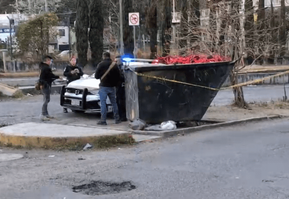 Hallan feto en contenedor de basura en Bosques de San Sebastián