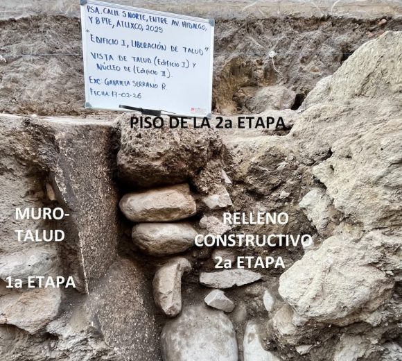 Hallazgo arqueológico en Atlixco: descubren plaza ceremonial de más de 1,500 años bajo el Centro Histórico