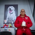 Cruz Roja Puebla rinde homenaje a Maia, valiente integrante del equipo SAR K-9