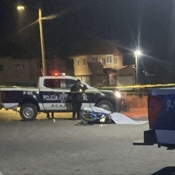 Asesinan a motociclista en San Jerónimo Ocotitlán