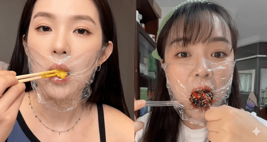¿Qué es ‘Plastic Eating’?; el reto viral que simula comer sin calorías y por qué es peligroso