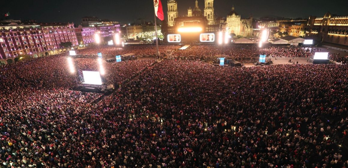 Shakira reúne a más de 400 mil personas en el Zócalo y cierra su gira “Las Mujeres Ya No Lloran” en México