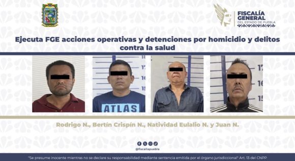 Screenshot FGE Puebla detiene a presuntos homicidas y narcomenudistas