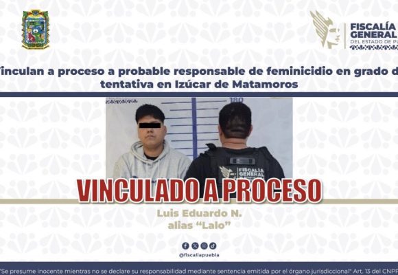 Vinculan a proceso a probable responsable de feminicidio en grado de tentativa en Izúcar de Matamoros