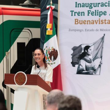 Sheinbaum inaugura el Tren Felipe Ángeles: conectará Buenavista con el AIFA en menos de 60 minutos