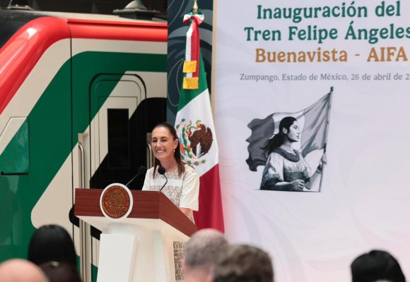Sheinbaum inaugura el Tren Felipe Ángeles: conectará Buenavista con el AIFA en menos de 60 minutos