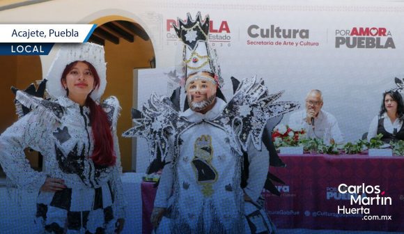 Acajete invita a su muestra cultural en el Centro Histórico de Puebla