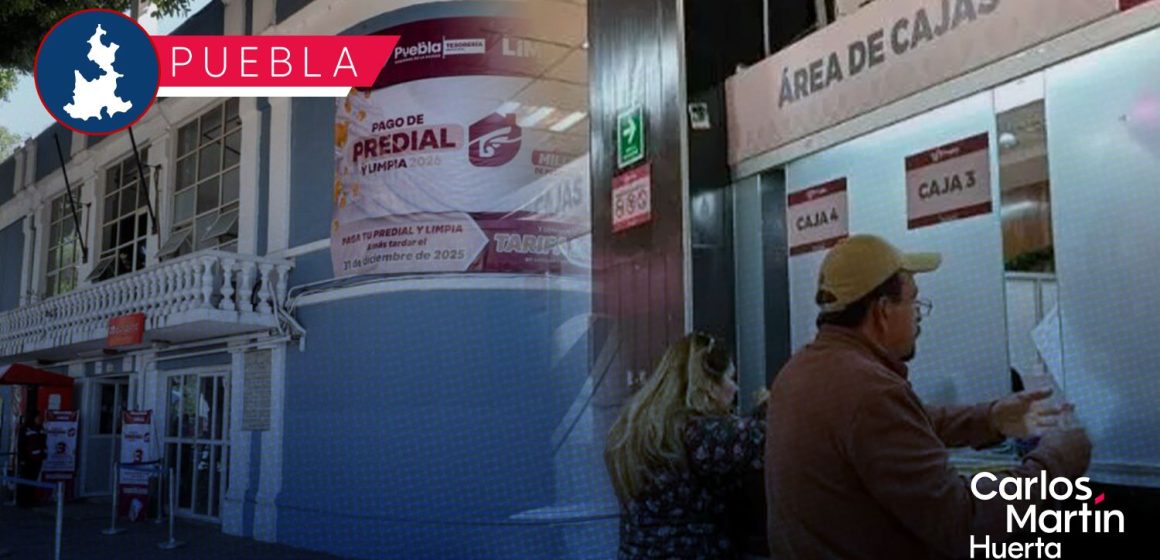 Anuncian horarios especiales para cajas de tesorería durante Semana Santa en Puebla