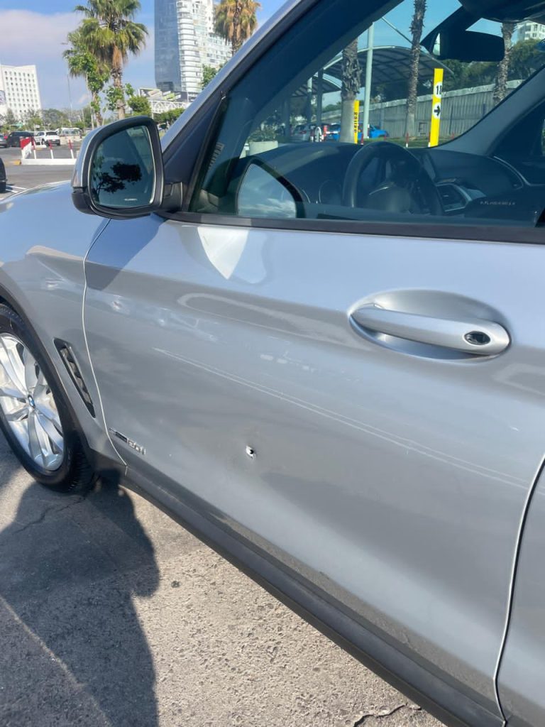 Bala perdida en Vía Atlixcáyotl