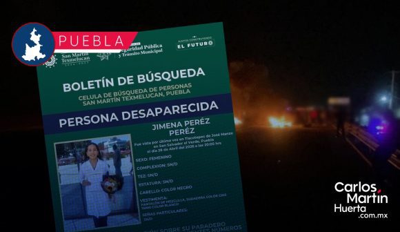 Bloquean la México-Puebla, exigen la localización de una joven desaparecida en Texmelucan
