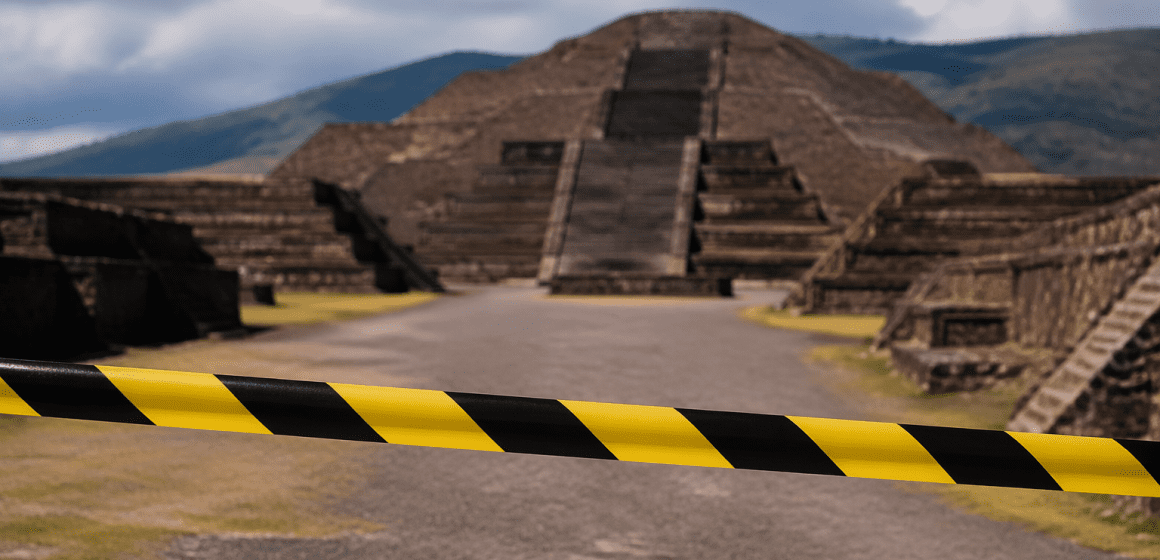 La zona arqueológica de Teotihuacan permanecerá cerrada