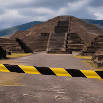La zona arqueológica de Teotihuacan permanecerá cerrada
