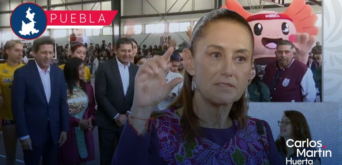 Inicia Olimpiada Nacional en Puebla; Sheinbaum desea suerte a los atletas