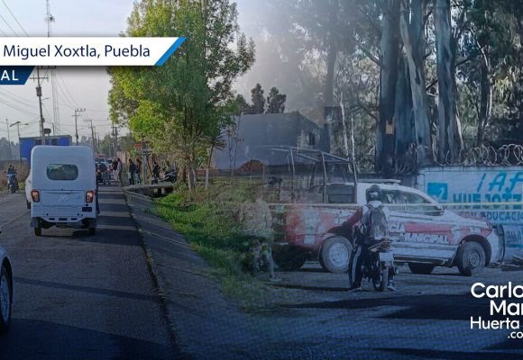 Hallan dos cuerpos decapitados y desmembrados en Xoxtla