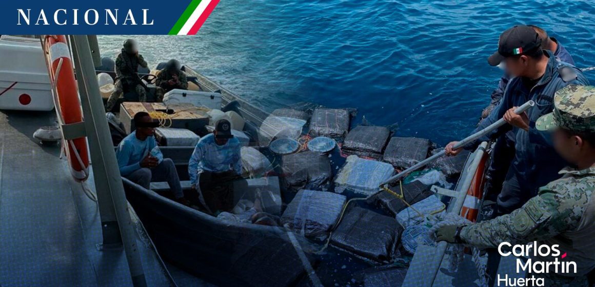 Aseguran cerca de una tonelada de cocaína durante operativo marítimo en Chiapas