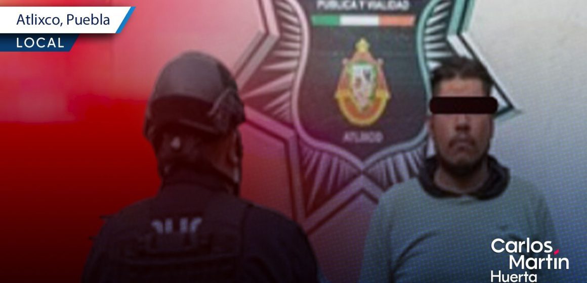 Detienen a presunto ladrón tras robo en tienda departamental del Centro de Atlixco