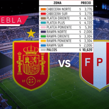 España vs Perú en Puebla: precios de boletos, fechas de preventa y todo lo que debes saber…