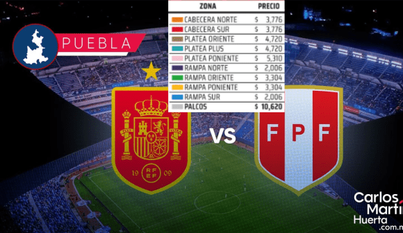 España vs Perú en Puebla: precios de boletos, fechas de preventa y todo lo que debes saber…