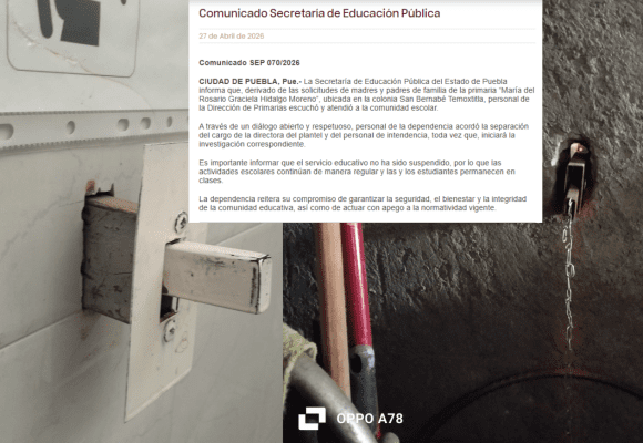 Graban a niñas en baños de la  primaria María del Rosario; separan a los presuntos responsables