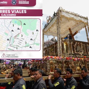 ¡Toma precauciones! Habrá cierres viales por la procesión de Viernes Santo