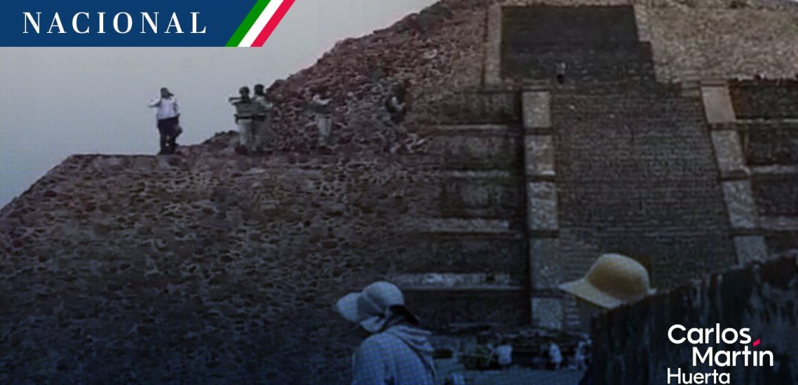 Reportan disparos en la pirámide de la Luna en Teotihuacán