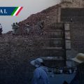 Reportan disparos en la pirámide de la Luna en Teotihuacán
