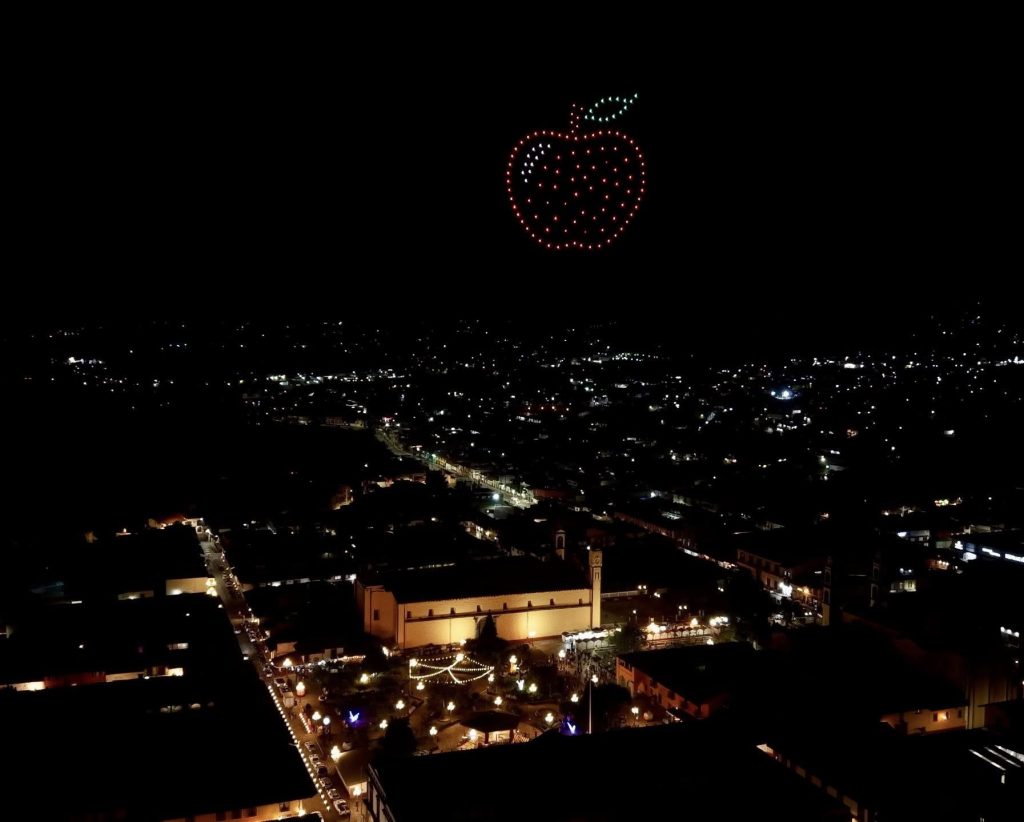 Espectaculo de drones Zacatlan