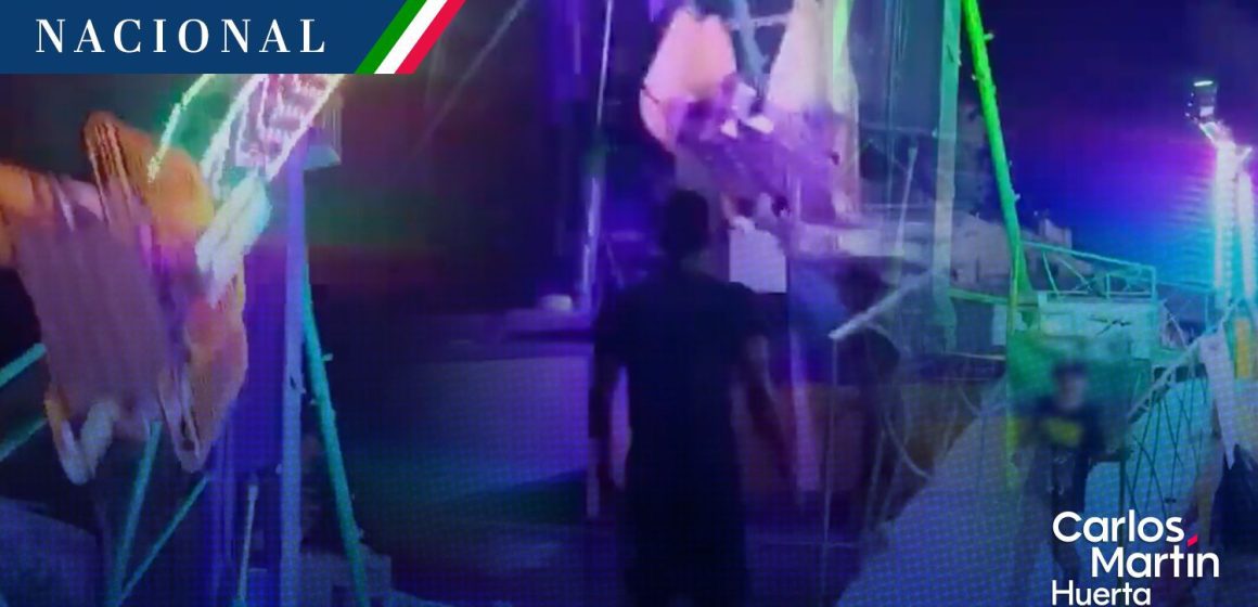 Falla en juego mecánico deja cuatro jóvenes lesionados en feria de Ometepec, Guerrero