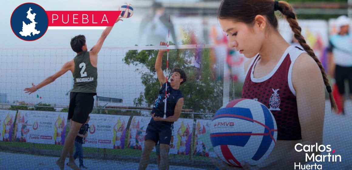 Final nacional de voleibol de playa en Puebla