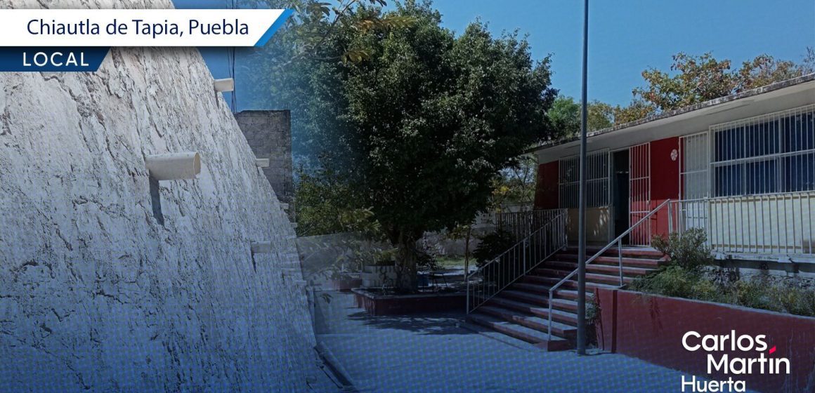 Fortalece Gobierno del Estado infraestructura educativa en Chiautla