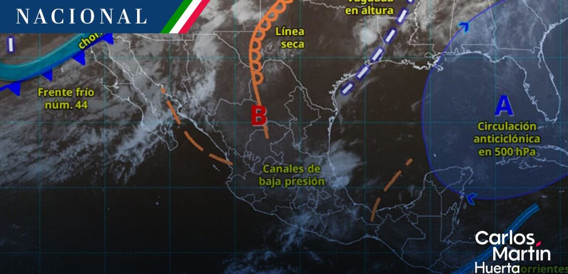 Frente frío 44 provoca nieve, torbellinos y lluvias fuertes en México