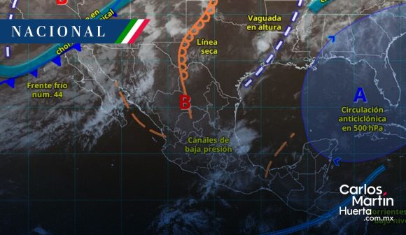 Frente frío 44 provoca nieve, torbellinos y lluvias fuertes en México