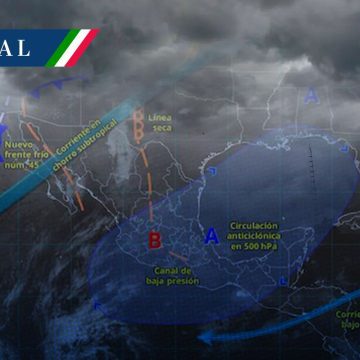 Frente frío 45 ingresa al país; así el clima para este viernes