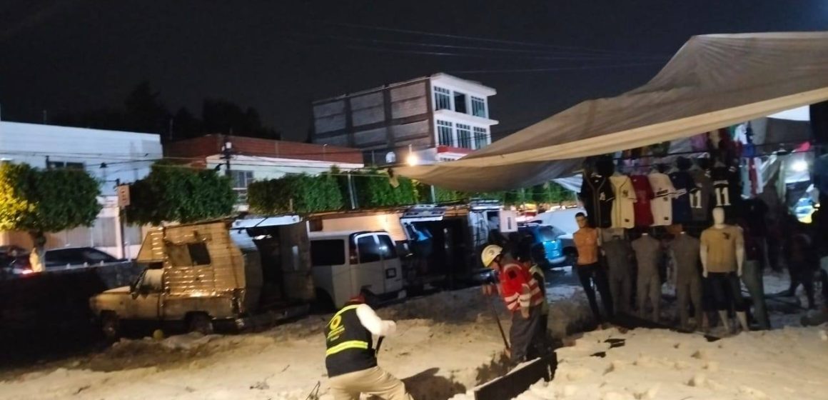 Granizada Tlaxcala Granizada y tormenta azotan Tlaxcala