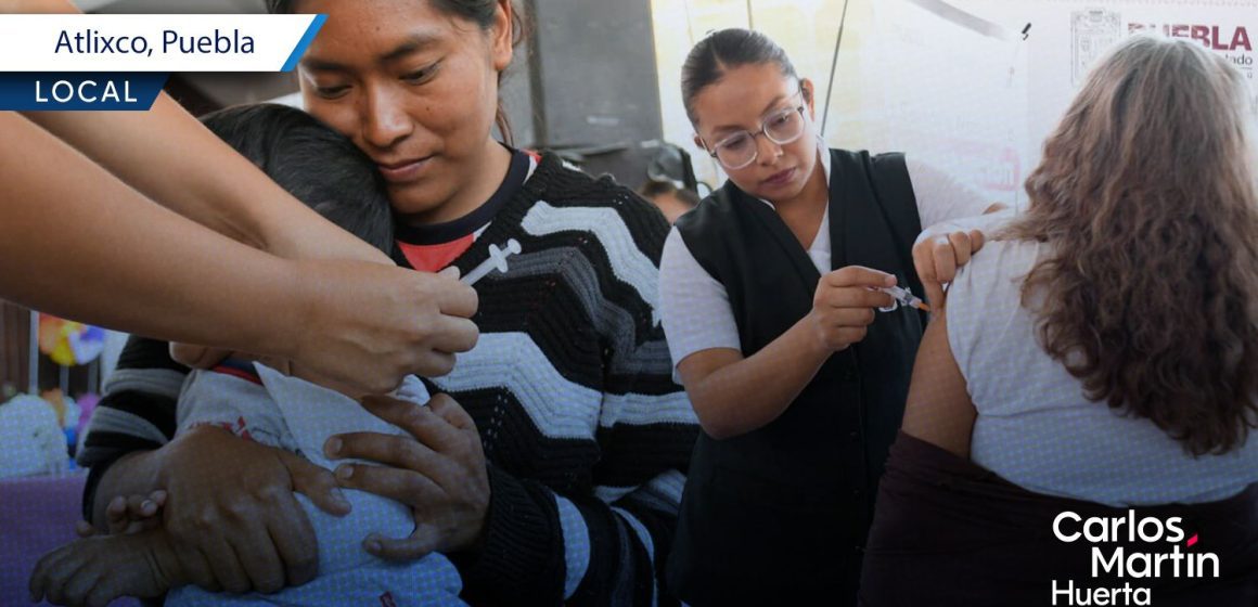 Inicia en Atlixco la Primera Semana Nacional de Vacunación en Jornada Ciudadana