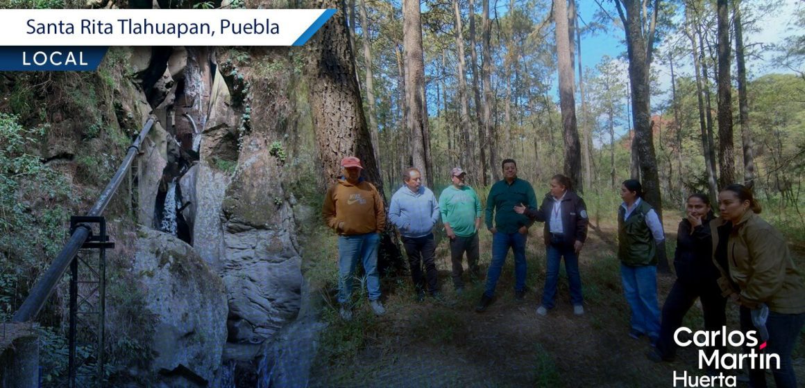 Inicia rescate de manantial y manejo de residuos en Santa Rita Tlahuapan