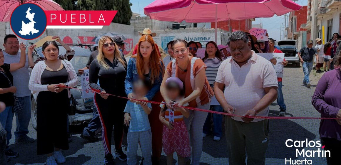 Laura Artemisa reconoce capacidad de mujeres en Obra Comunitaria en Aparicio