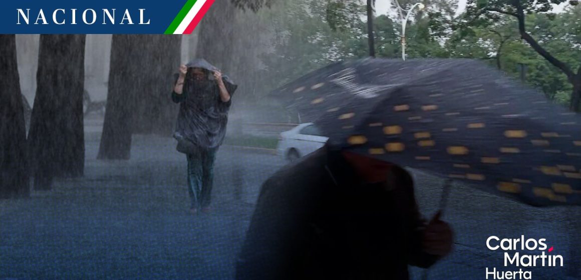 Lluvias fuertes en el centro de México y nuevo frente frío en el noroeste