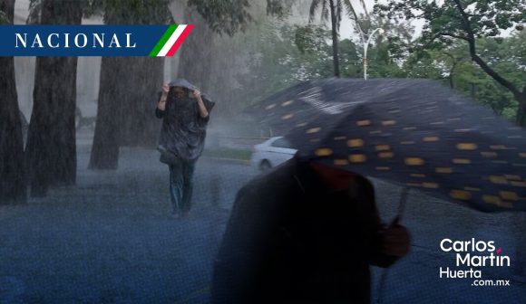 Lluvias fuertes en el centro de México y nuevo frente frío en el noroeste