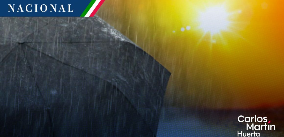 Se esperan lluvias y persiste onda de calor en gran parte del país