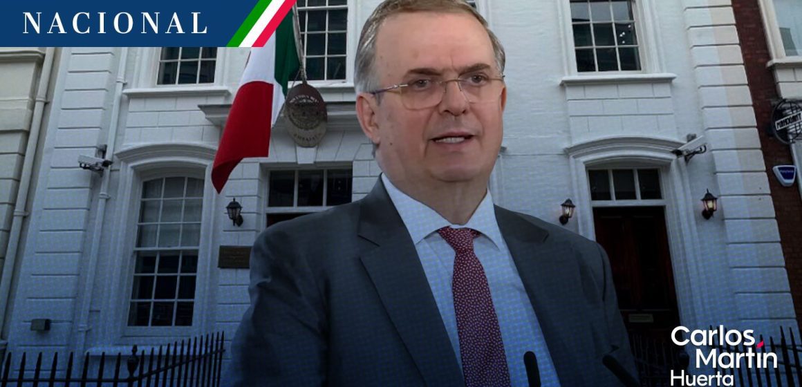 Secretaría Anticorrupción investigan residencia del hijo de Ebrard en Embajada de Londres