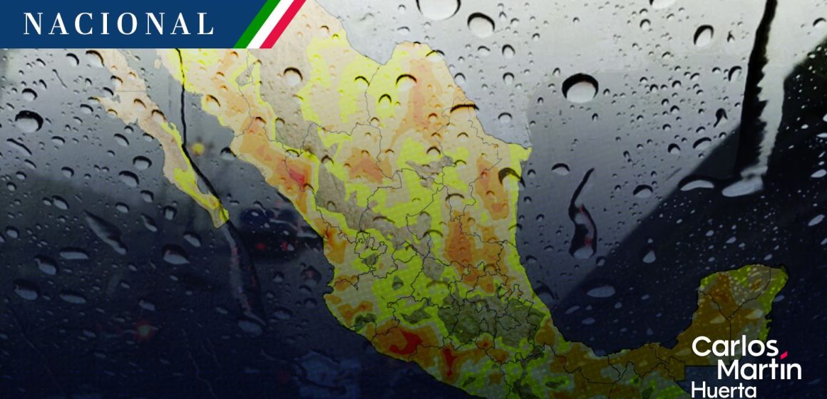 Clima en México: Se prevén chubascos en cinco estados; prevalece onda de calor