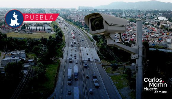 ¡Blindan la Autopista México-Puebla! Inicia instalación de 218 cámaras de vigilancia y drones