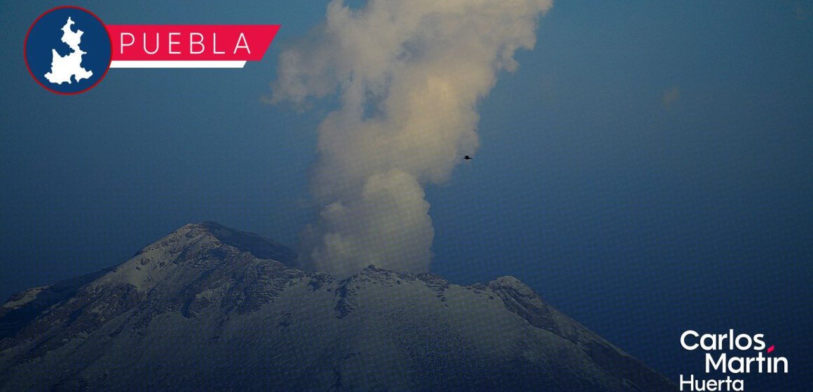 Reportan estruendos en el Popocatépetl; el volcán se mantiene en Amarillo Fase 2