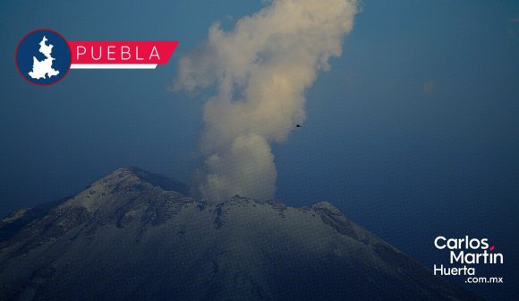 Reportan estruendos en el Popocatépetl; el volcán se mantiene en Amarillo Fase 2