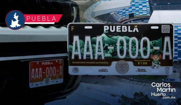 ¡Puebla se viste de Mundial! Lanzan 40 mil placas conmemorativas para 2026